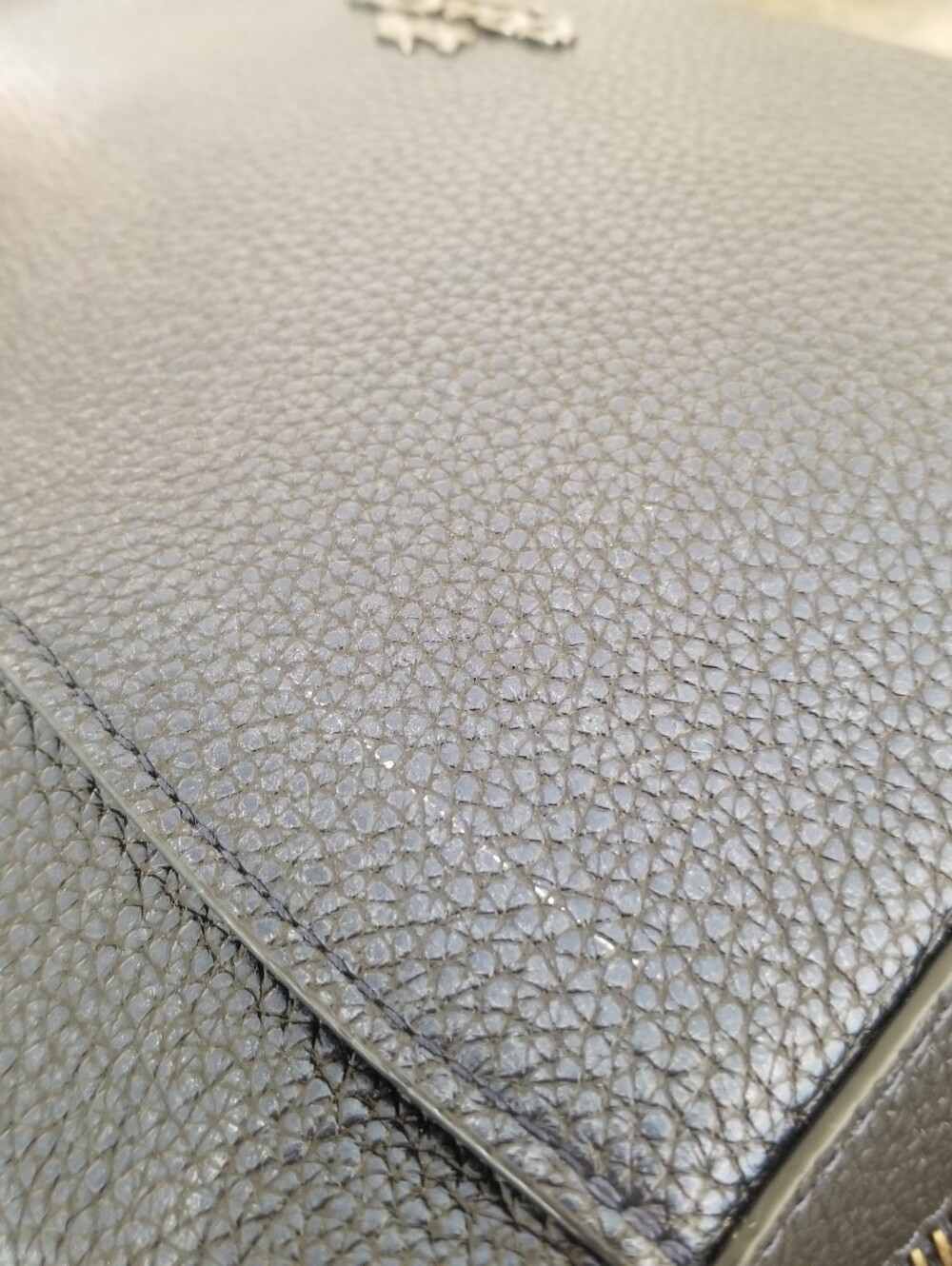 Coach Metallic Blue Camera Bag Pebbled Leather - Picture 15 of 15